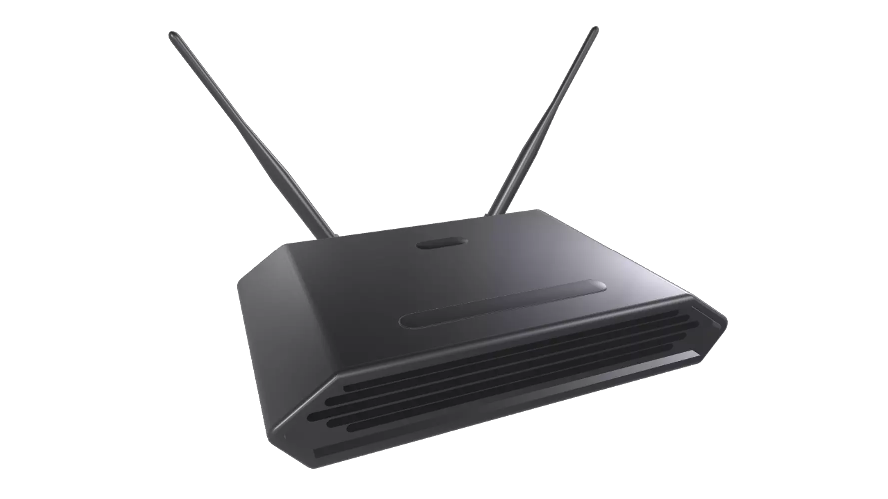 Wifi Router 3D Graphic