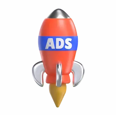 Anzeigen Marketing 3D Graphic