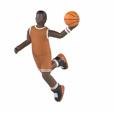 Basket Player 3D Graphic