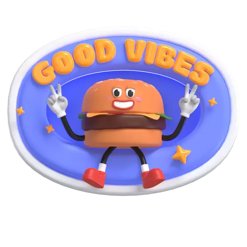 Good Vibes 3D Graphic