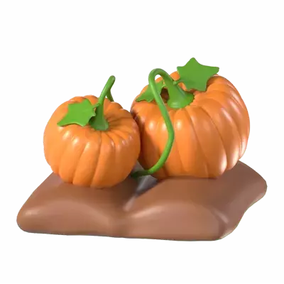 Pumpkins 3D Graphic