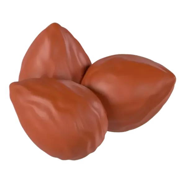 Almonds 3D Graphic