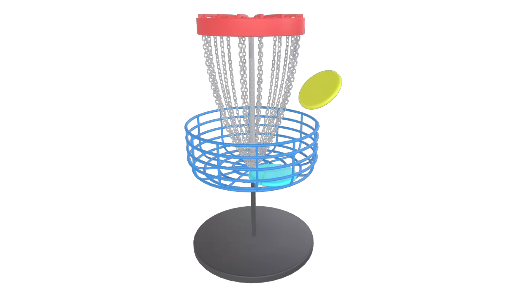 Disc Golf 3D Graphic