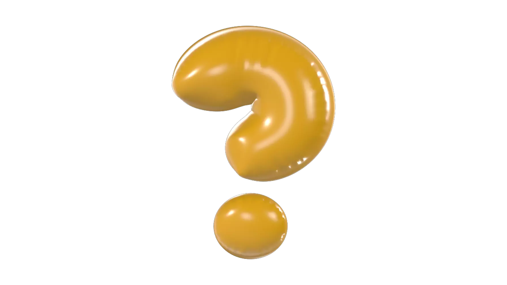 Question Mark 3D Graphic