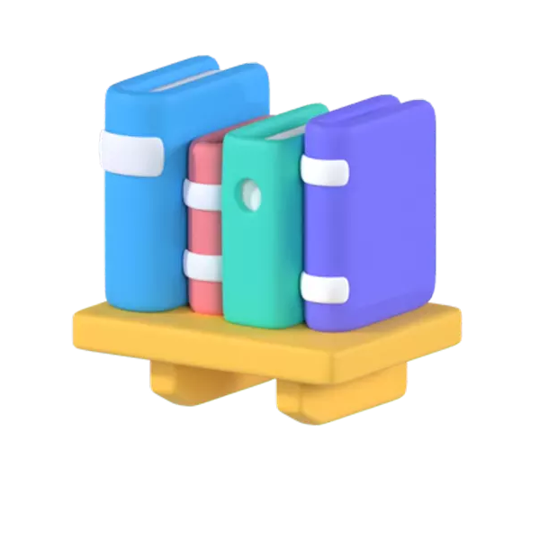 Books 3D Graphic