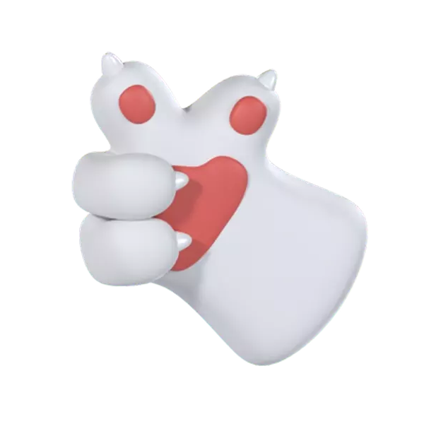Paw 3D Graphic