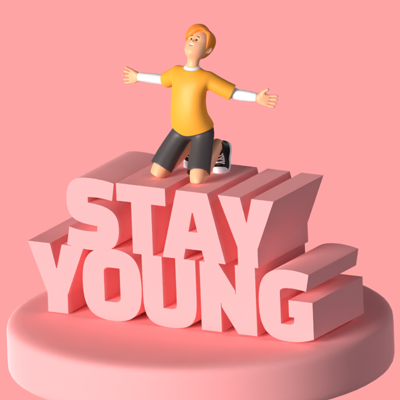 Stay Young 3D Template