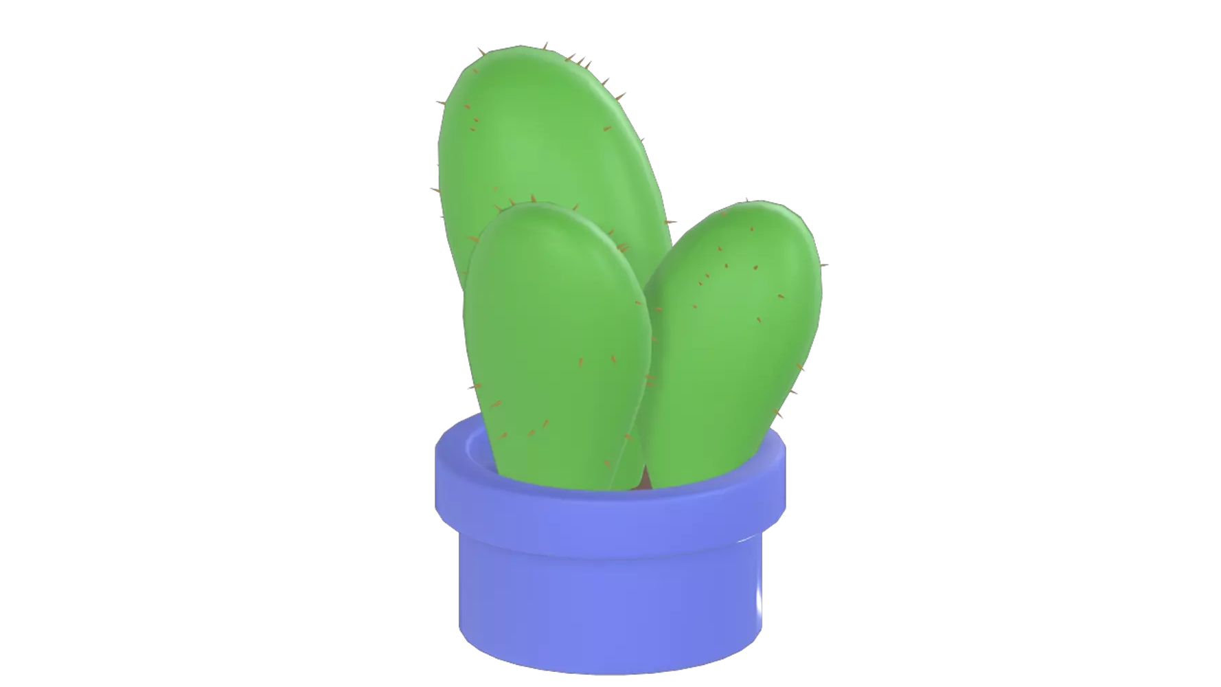 Planta de cactos 3D Graphic