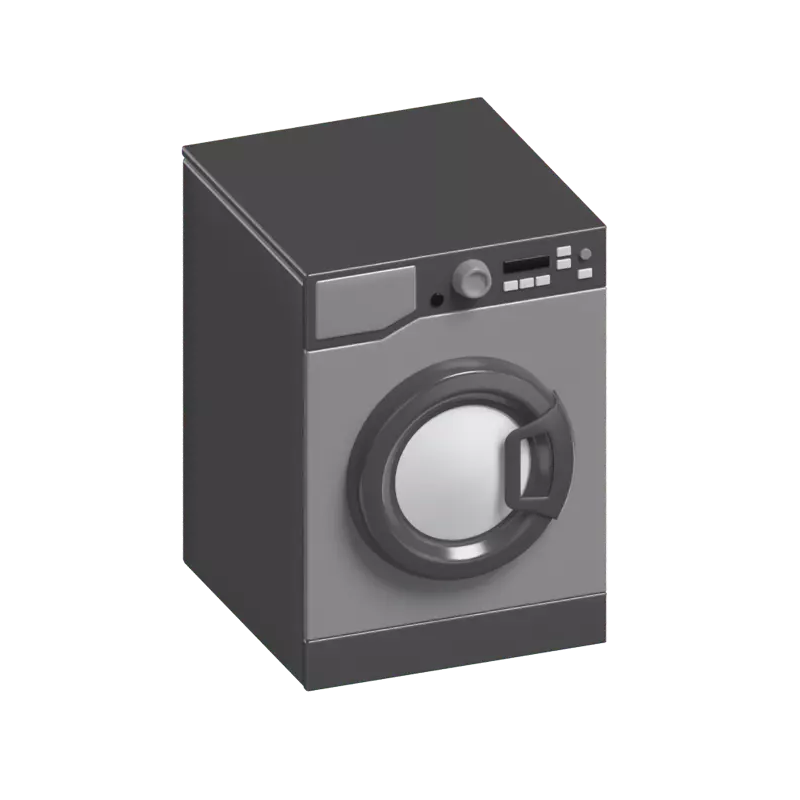 3D Washing Machines For Laundry Manufacturers 3D Graphic