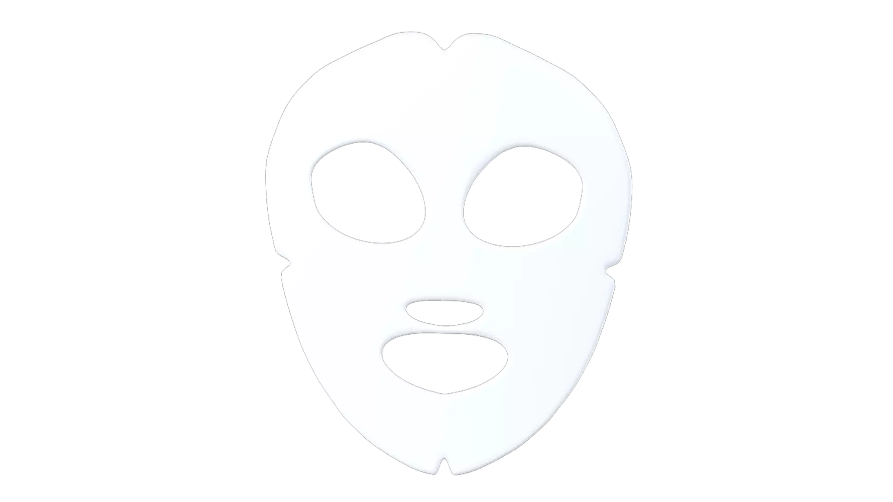 Facial Mask 3D Graphic
