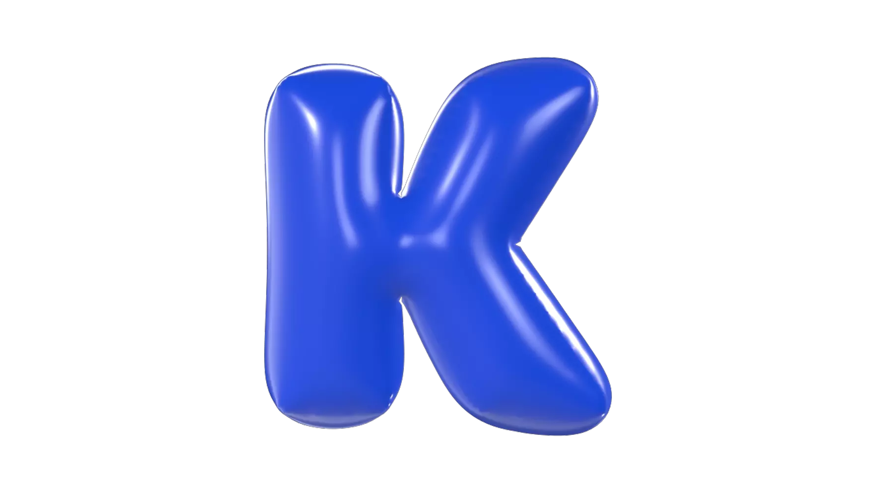 Letter K 3D Graphic