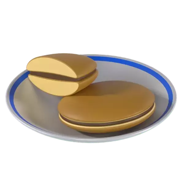 Dorayaki 3D Graphic