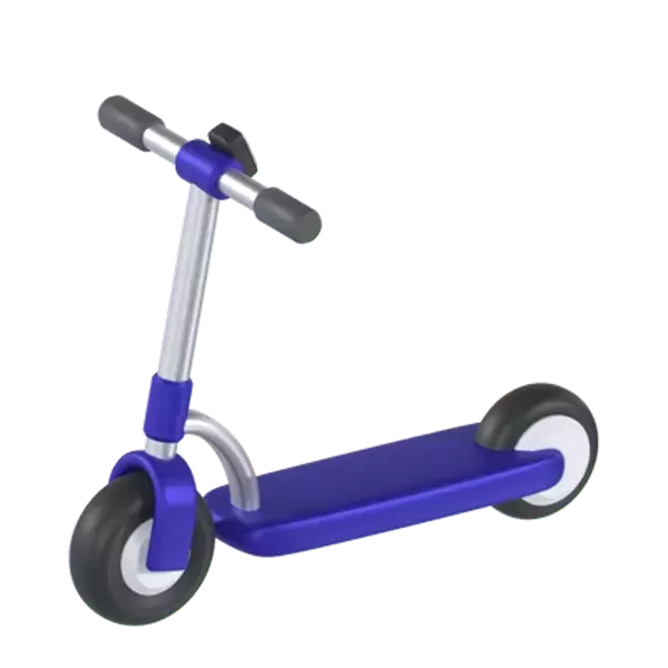 Electric Scooter 3D Graphic
