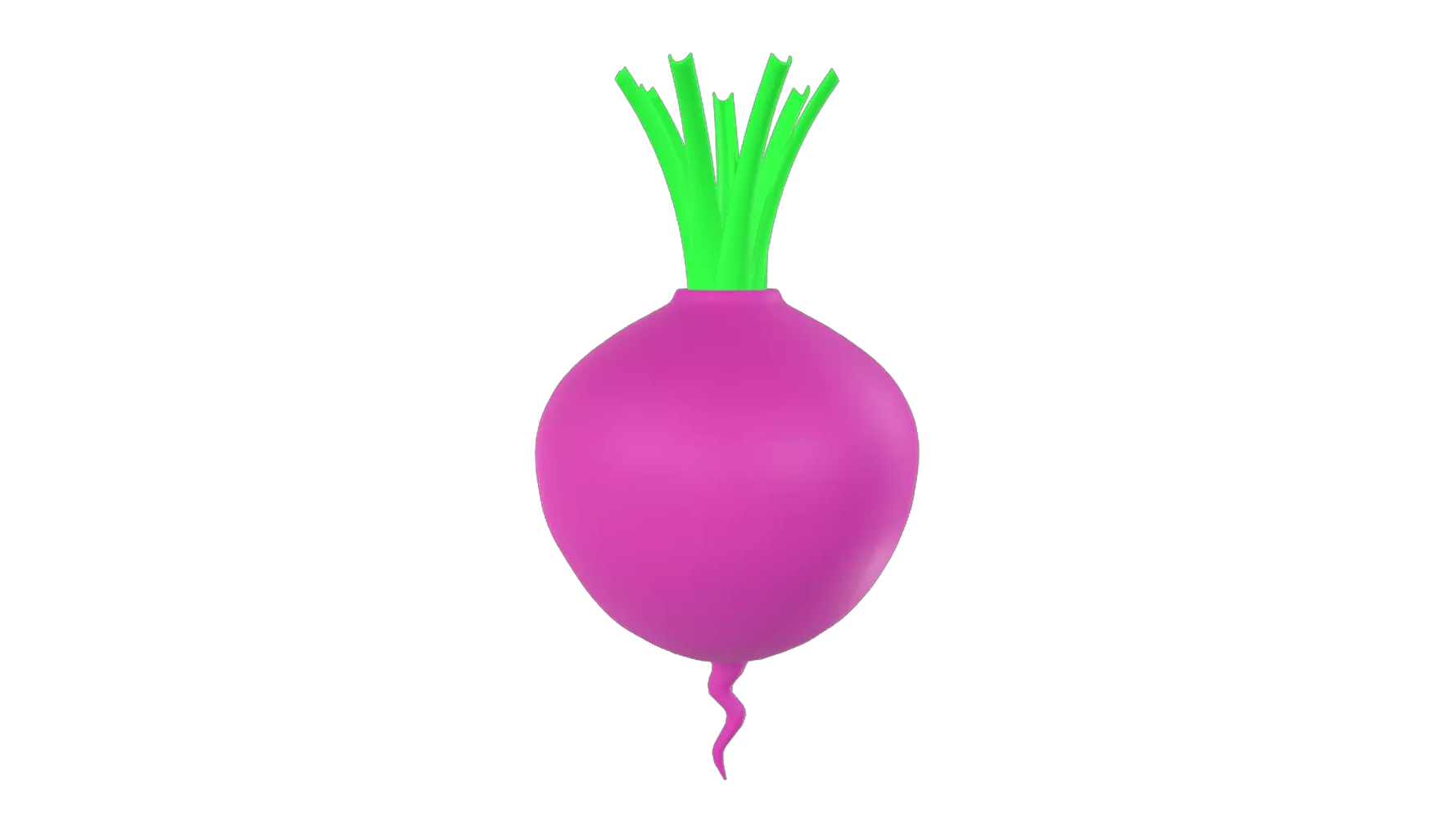 Radish 3D Graphic