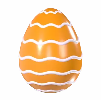 Easter Egg 3D Graphic
