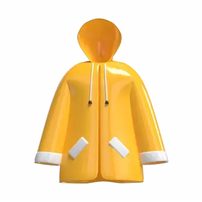 Yellow Coat 3D Model Outerwear  3D Graphic