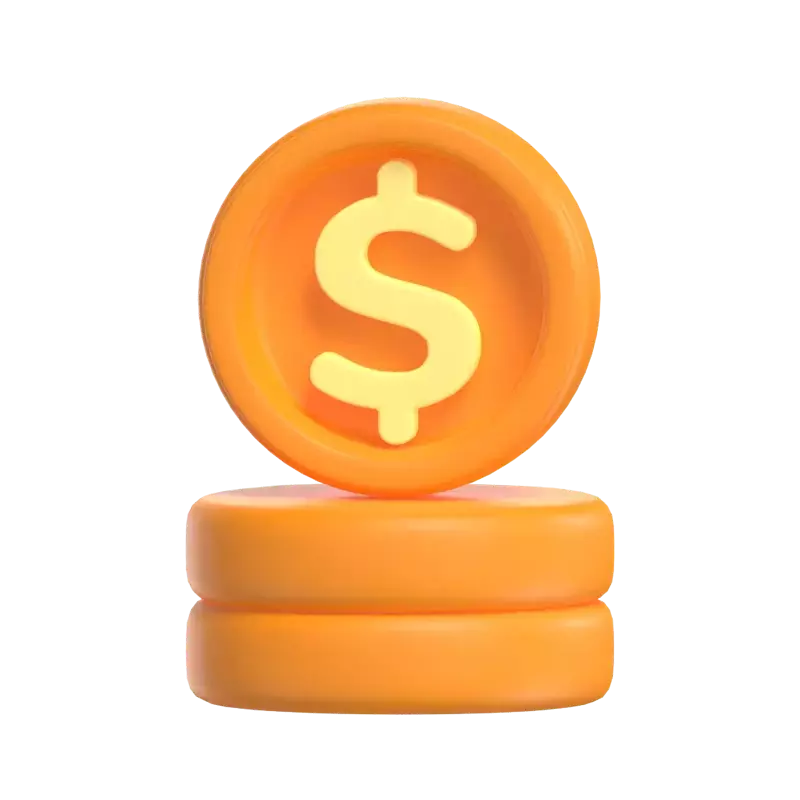 Coin 3D Graphic