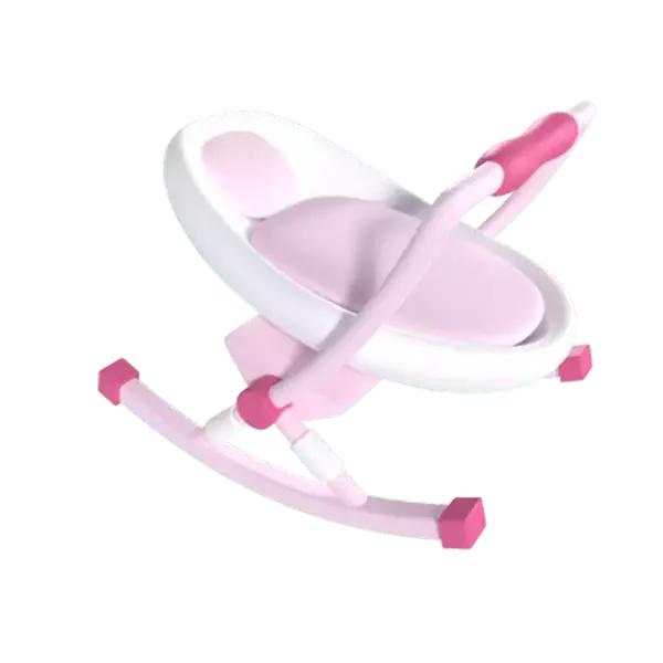 Baby Rocking Chair 3D Graphic