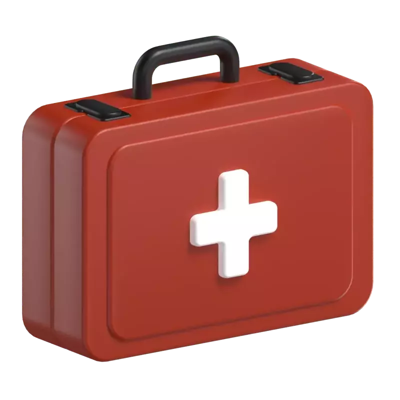 First Aid Box 3D Graphic