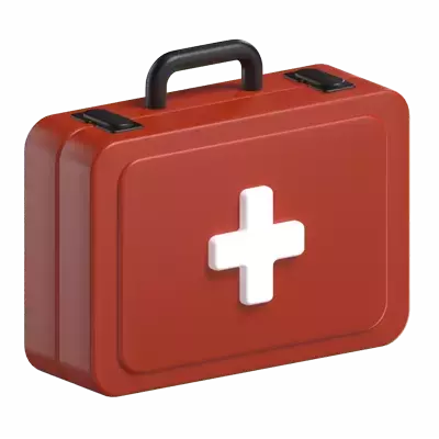 First Aid Box 3D Graphic