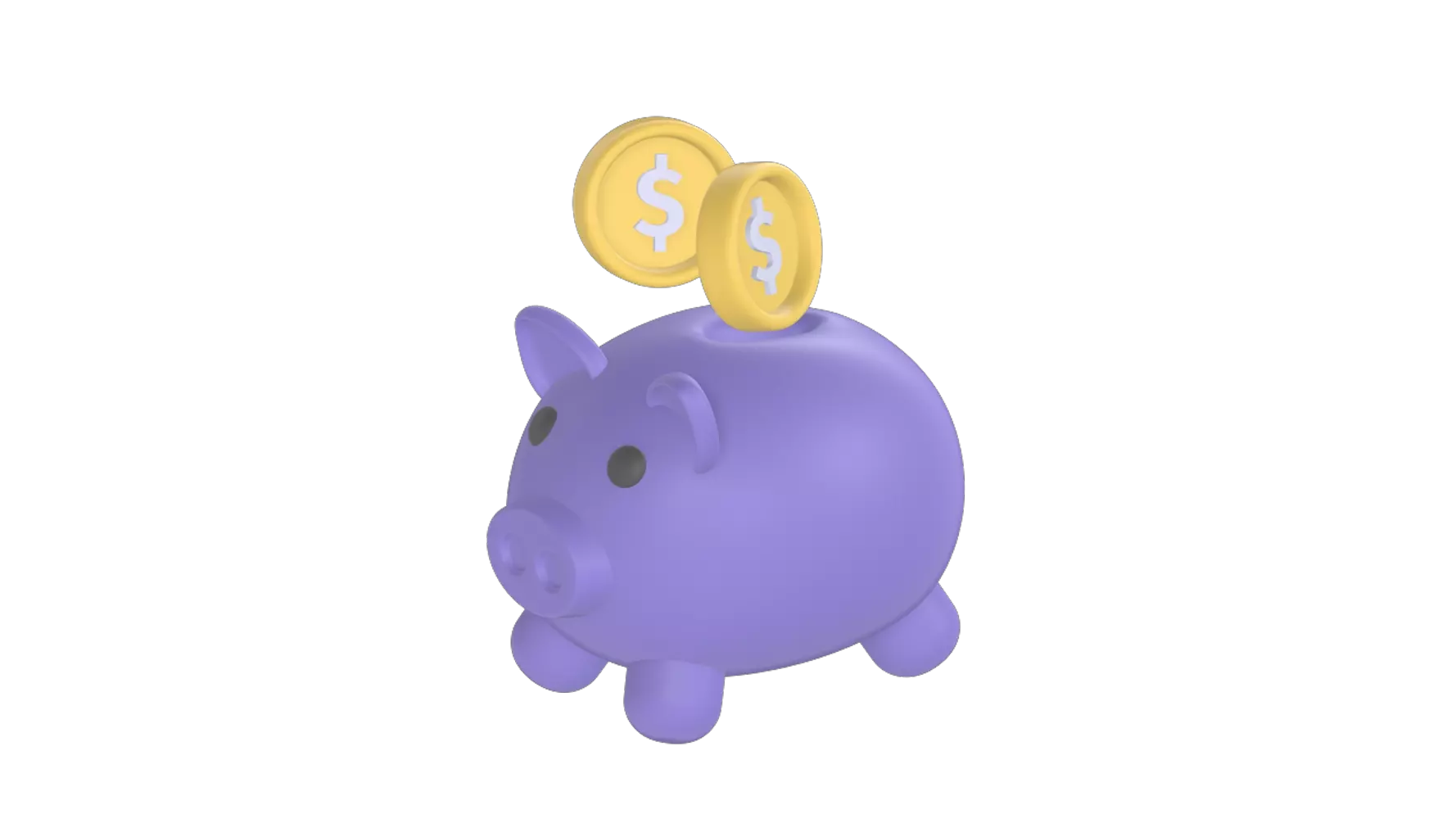 Piggy Bank 3D Graphic