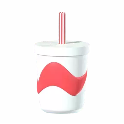 Soda Cup 3D Graphic