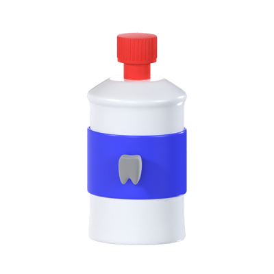 Mouth Wash 3D Graphic