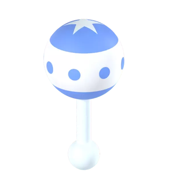 Rattle Toy  3D Graphic