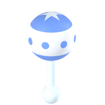 Rattle Toy  3D Graphic