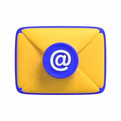 Email 3D Icon Model For UI 3D Graphic