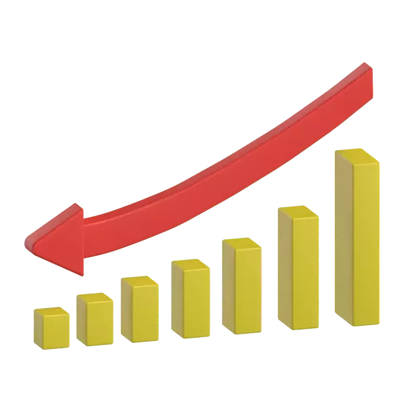 Gráfico de disminución