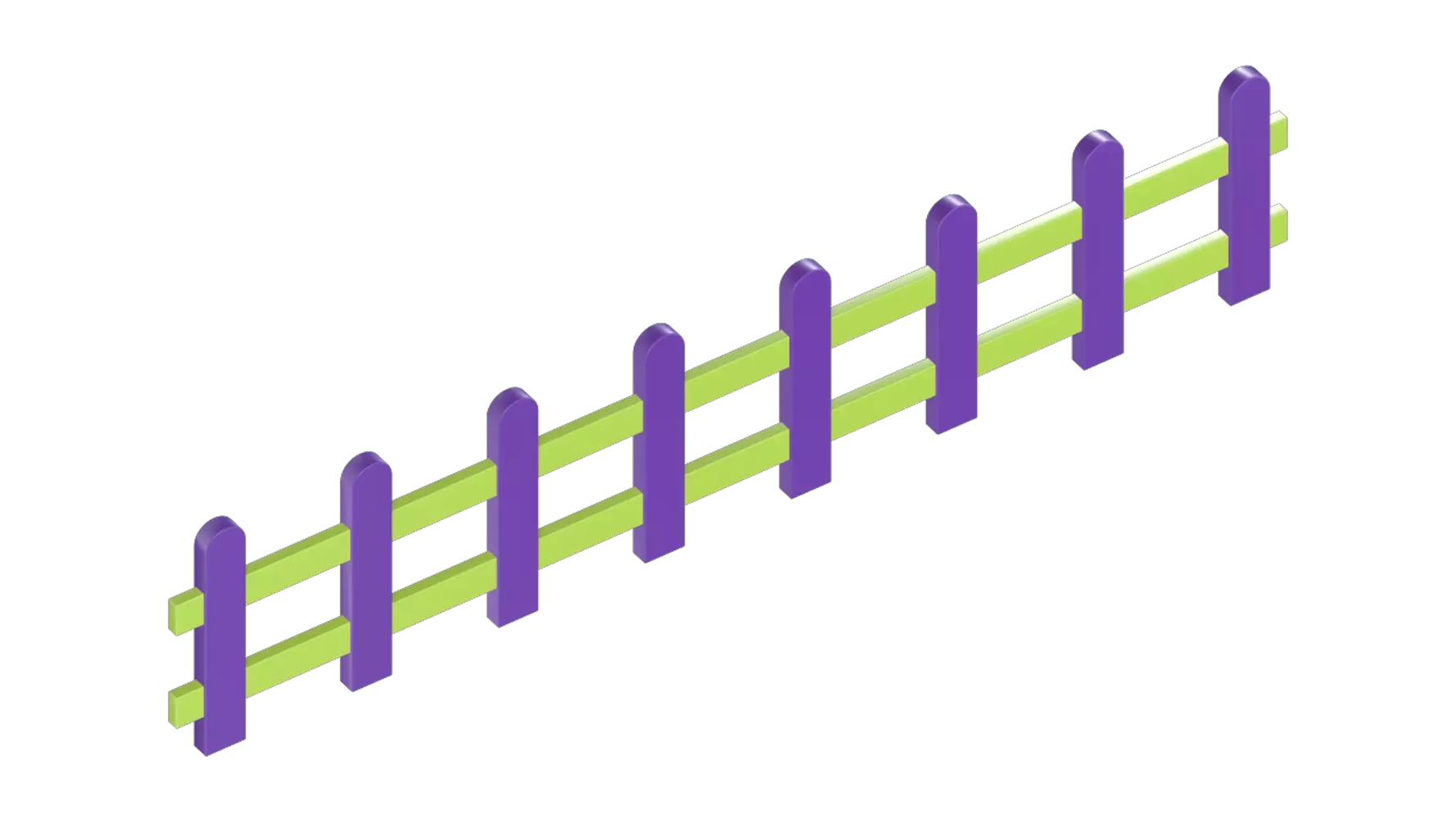 Gardening Fence 3D Graphic