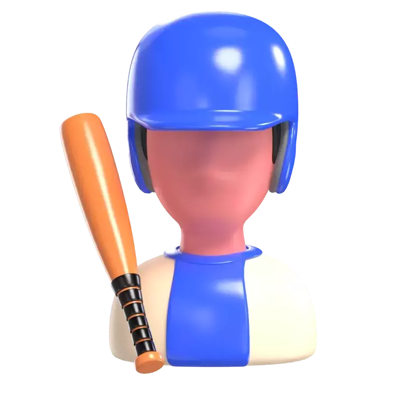 Batter 3D Graphic