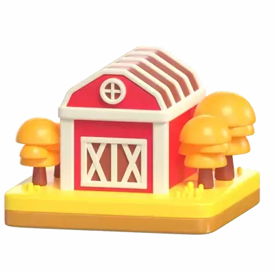 Barn 3D Graphic