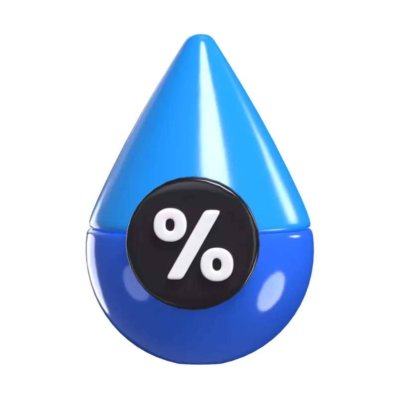 3D Humidity Indicator Model Measuring  3D Graphic