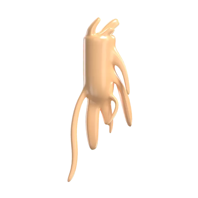 Ginseng 3D Graphic