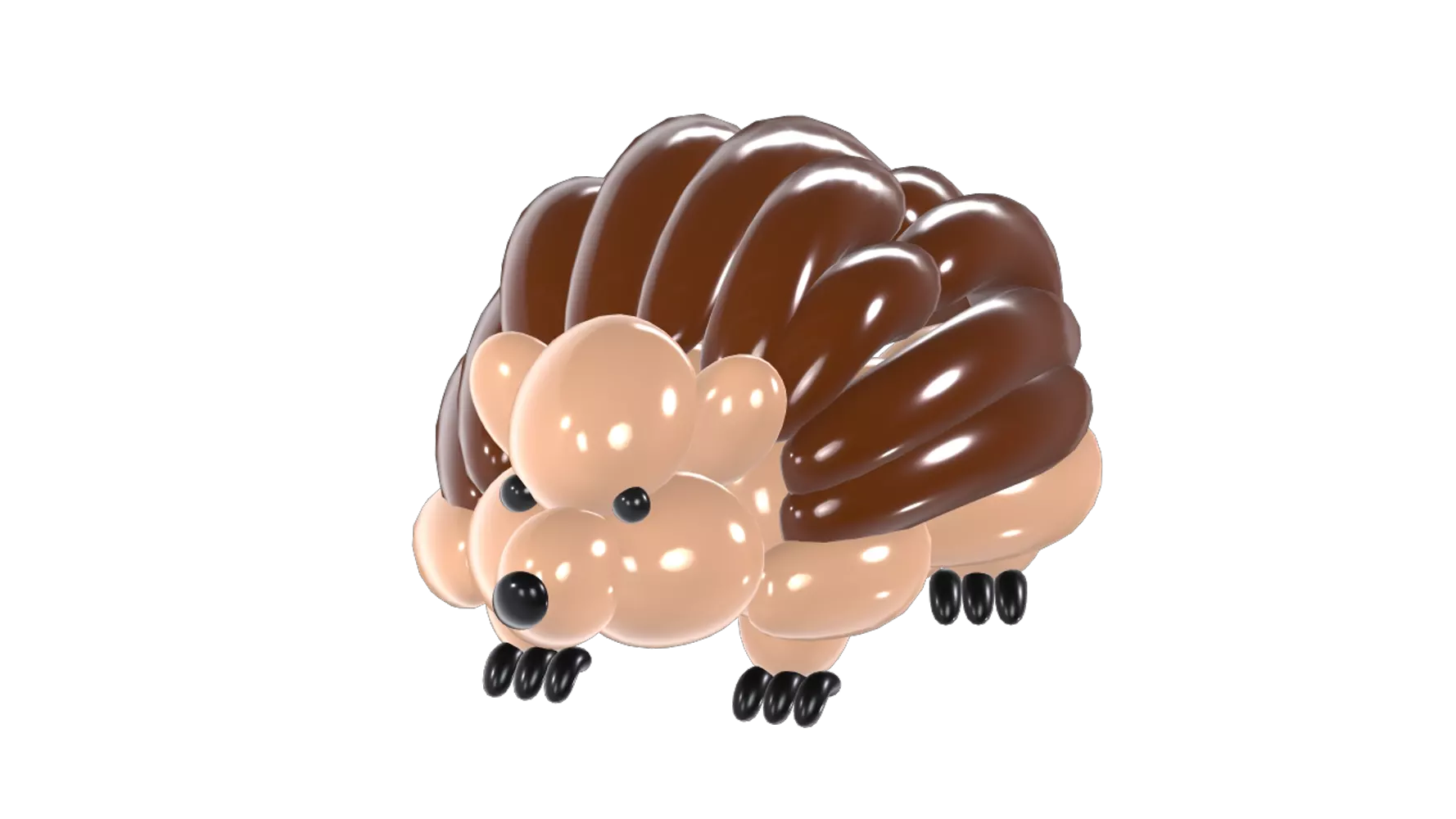 Hedgehog Balloon 3D Graphic