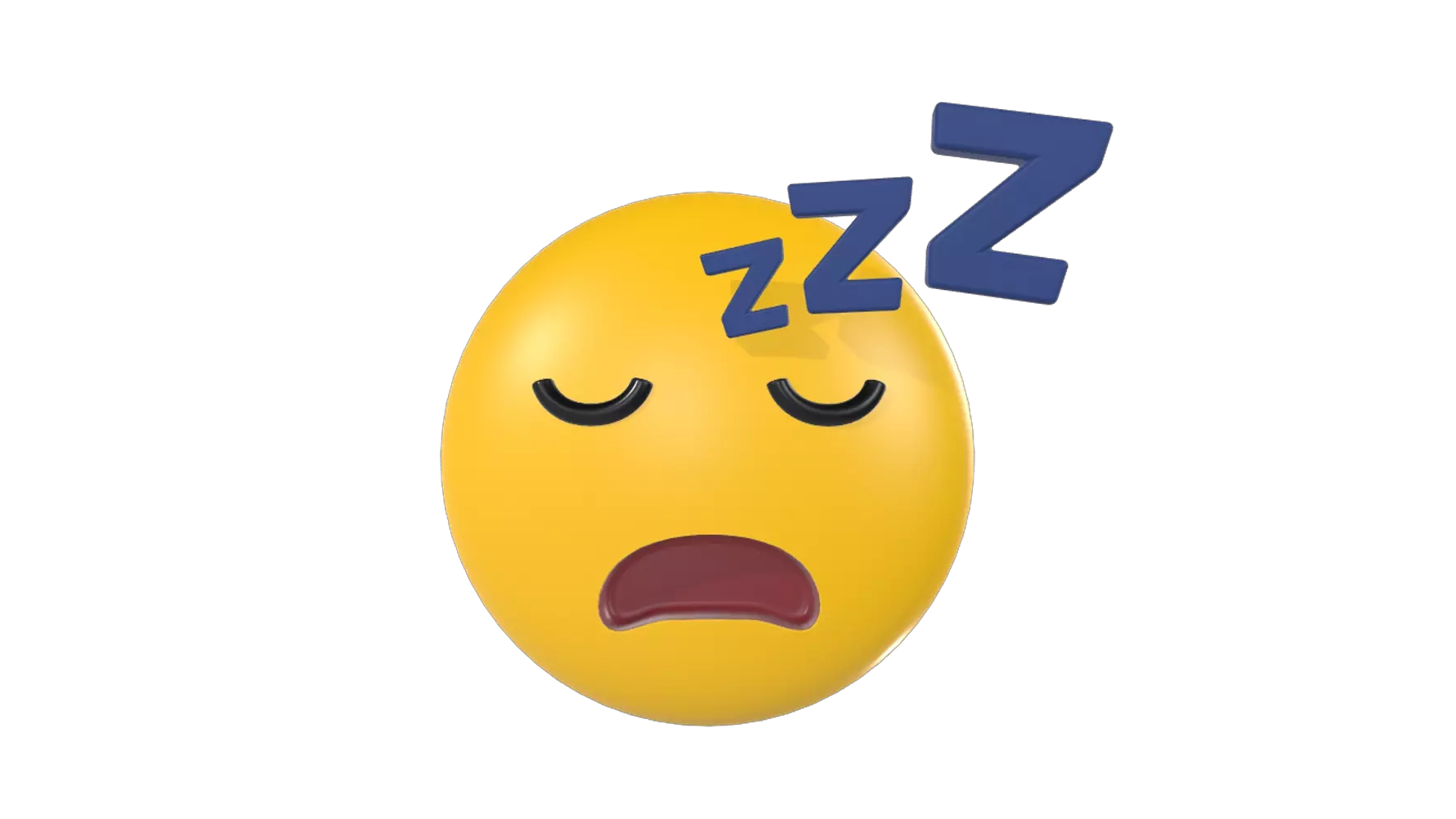 Sleeping Emoji 3d model--303de748-14b9-42f4-93e1-ab4096fdff19