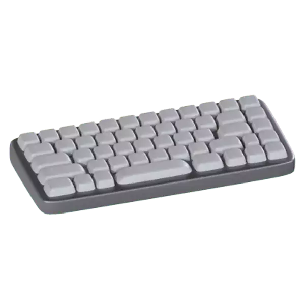 Keyboard 3D Graphic