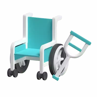 Handicapped 3D Illustration