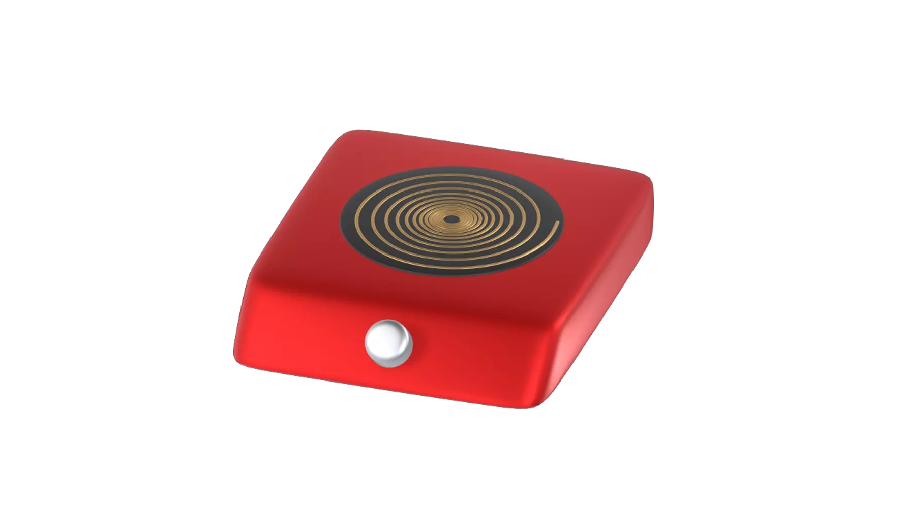 Electric Stove 3D Graphic