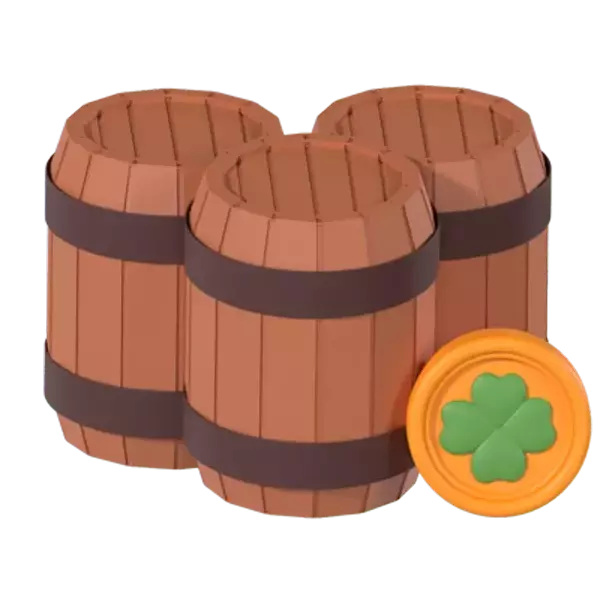 Wooden Beer Barrel 3d model--f6cdbcea-0d43-4740-83d9-3898bef061d6