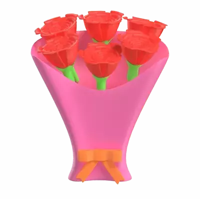Flower Bouquet 3d model--f0581953-7e4c-4f33-963a-488592f9a130