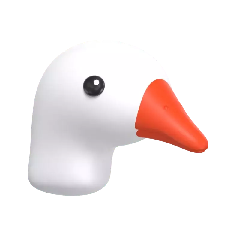 Snow Goose 3D Graphic