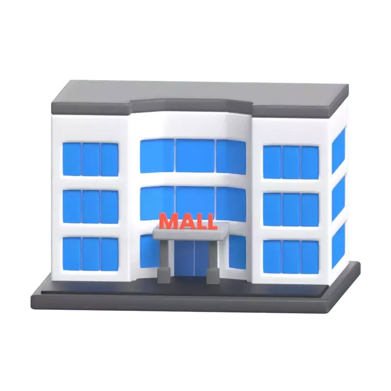 Shopping Mall 3D Graphic