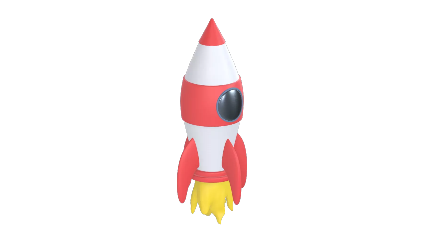 Spaceship 3D Graphic