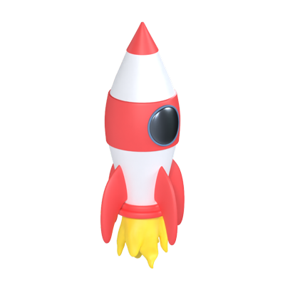 Spaceship 3D Graphic