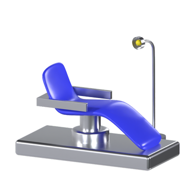 Dental Clinic Bed 3D Graphic