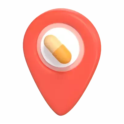 Medicine Shop Location 3D Graphic