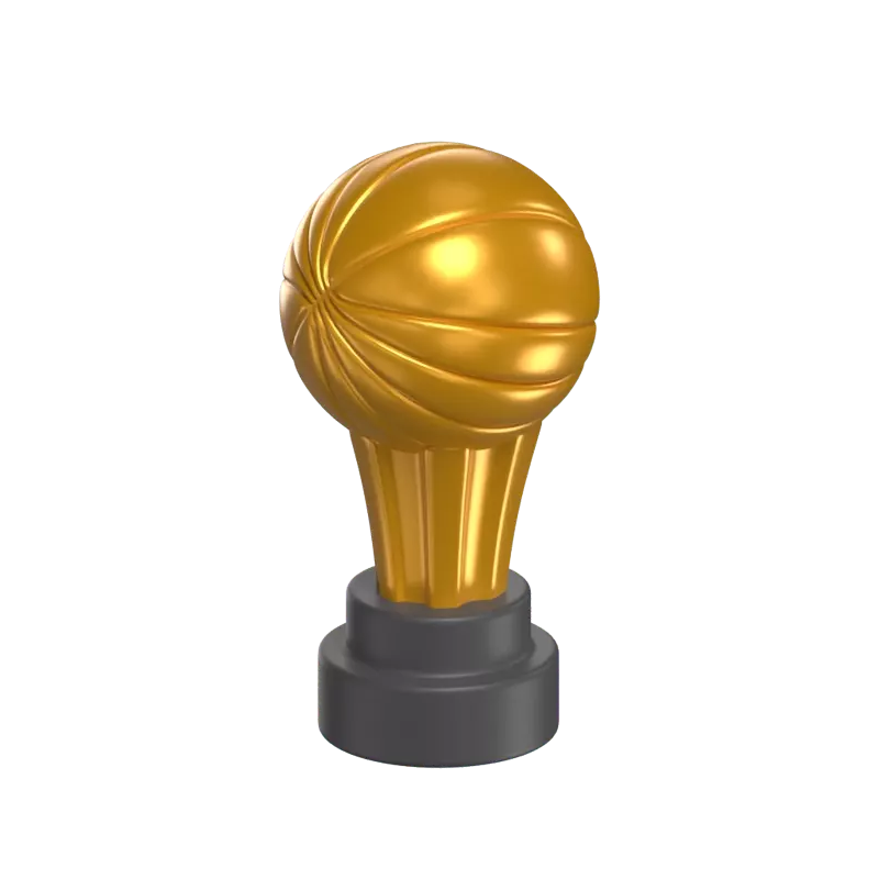 Basketball Trophy 3D Icon Model